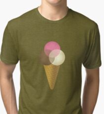 Icecream Venndor Tri-blend T-Shirt