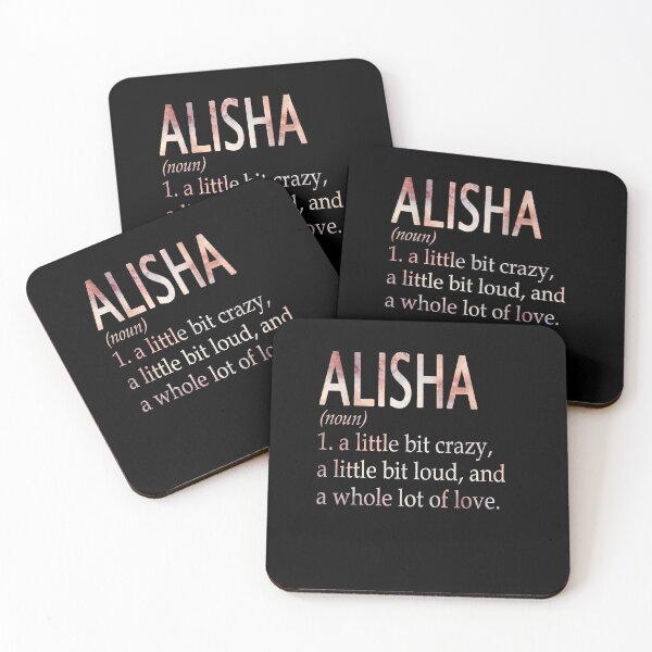 Item preview, Alisha Girl Name Definition designed and sold by Alexmdast.