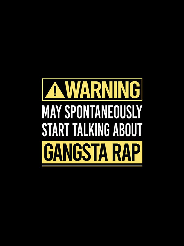 Thumbnail 4 of 4, iPhone Case, Warning About Gangsta Rap Rapping Rapper designed and sold by WrightTrouble.