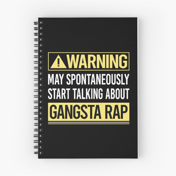 Item preview, Warning About Gangsta Rap Rapping Rapper designed and sold by WrightTrouble.
