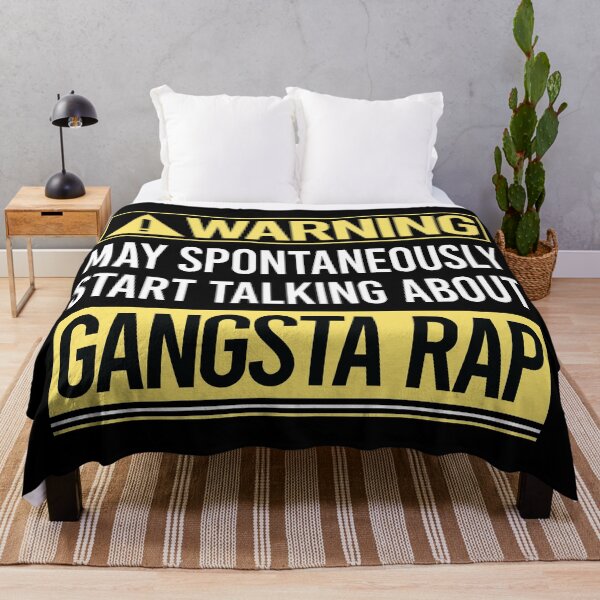 Item preview, Warning About Gangsta Rap Rapping Rapper designed and sold by WrightTrouble.