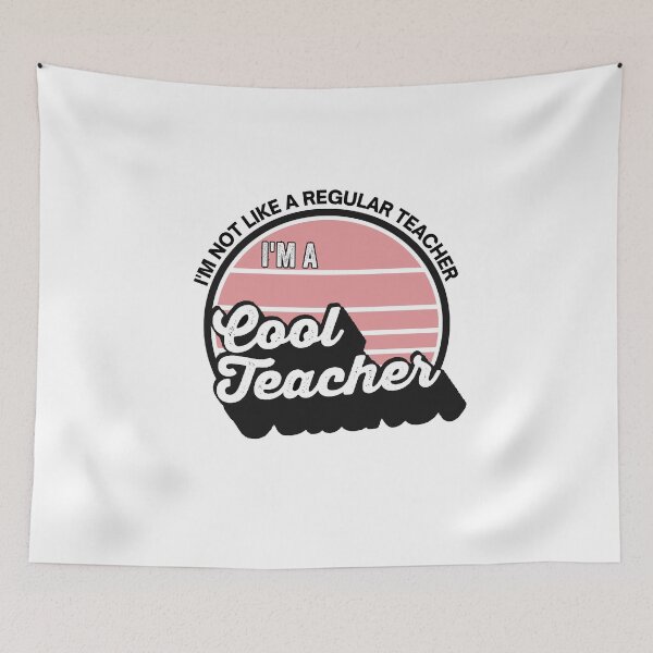 Item preview, I'm Not A Regular Teacher I'm A Cool Teacher Shirt, Funny Teacher Shirt, Gift for Teacher, Preschool Teacher, Teaching is a Work of Heart designed and sold by Olivergifts.