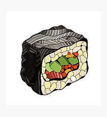 Sushi illustration Photographic Print