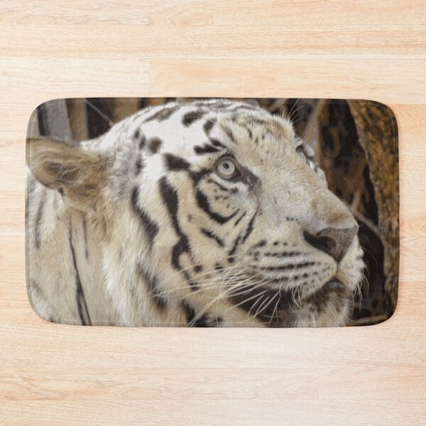 Item preview, White Tiger Hand Drawn Painting designed and sold by AnimalLover4eva.