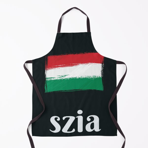 Item preview, Szia (hello in Hungarian language), Hungary flag, Hungarian designed and sold by Pommallina.