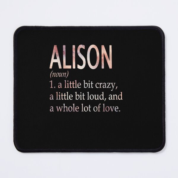 Item preview, Alison Girl Name Definition designed and sold by Alexmdast.
