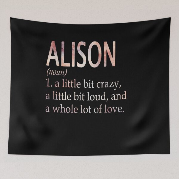 Item preview, Alison Girl Name Definition designed and sold by Alexmdast.