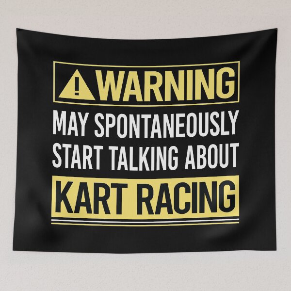 Item preview, Warning About Kart Racing designed and sold by WrightTrouble.