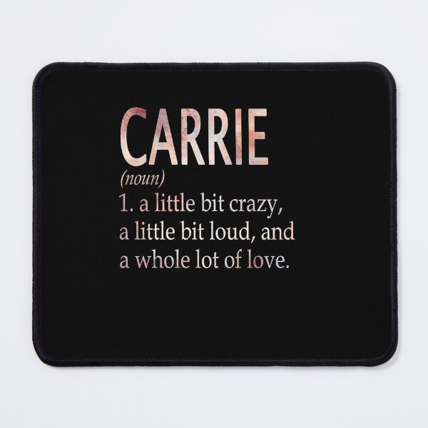 Item preview, Carrie Girl Name Definition designed and sold by Reggiewaz.