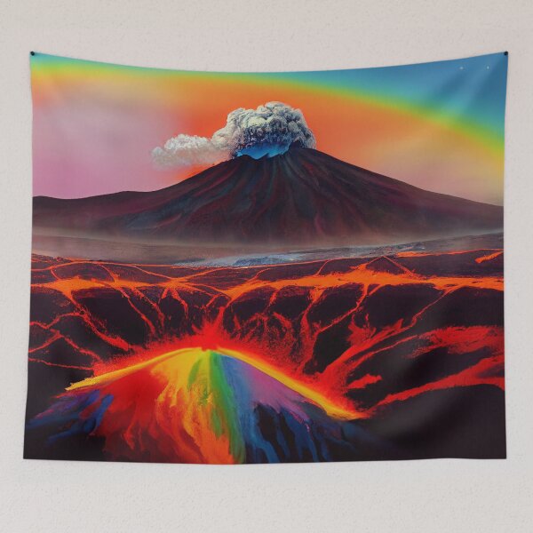 Item preview, Rainbow Volcano  designed and sold by Chillum.