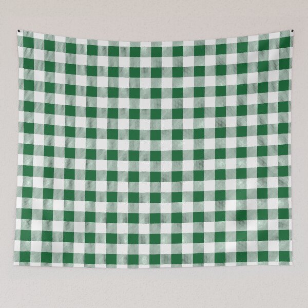 Item preview, Green and White Buffalo Plaid Pattern designed and sold by starrylite.