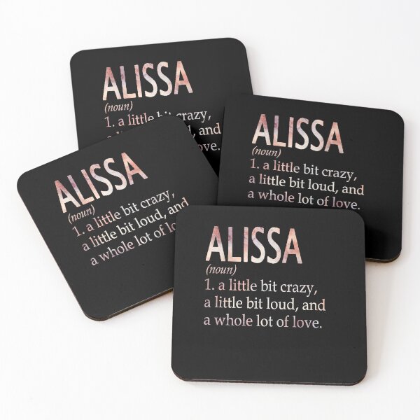 Item preview, Alissa Girl Name Definition designed and sold by Alexmdast.