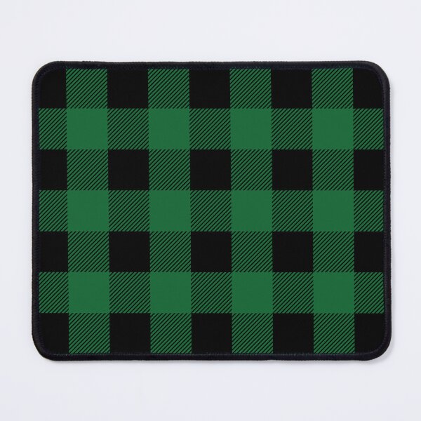Item preview, Green and Black Buffalo Plaid Pattern designed and sold by starrylite.