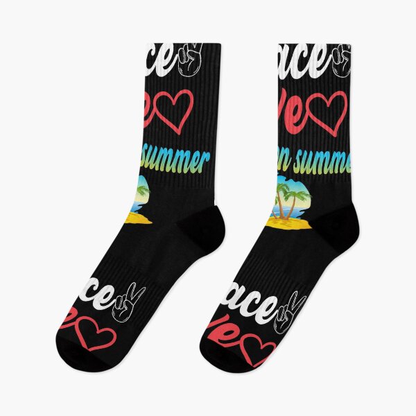 Item preview, Funny Peace Love holiday Vacation summer sea Beach  designed and sold by Mac Store.