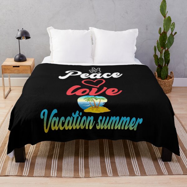 Item preview, Funny Peace Love holiday Vacation summer sea Beach  designed and sold by Mac Store.