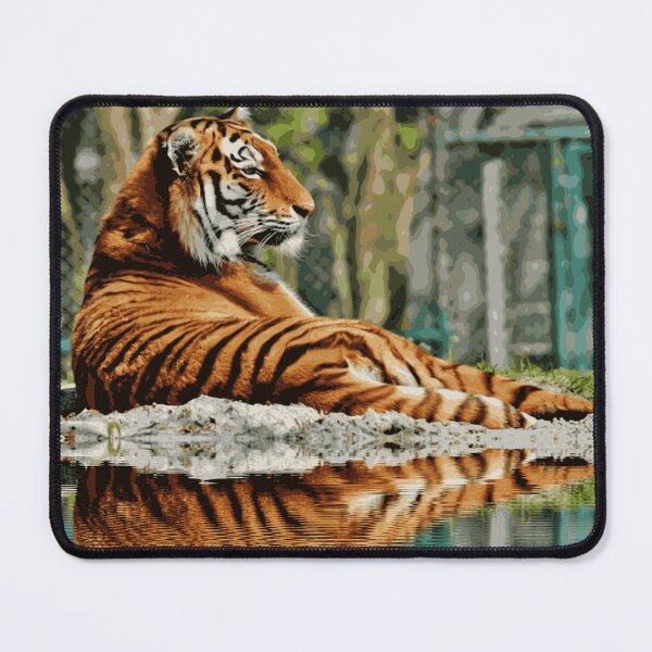 Item preview, Bengal Tiger Resting by The River designed and sold by AnimalLover4eva.
