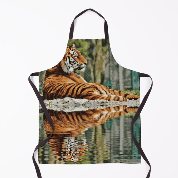 Item preview, Bengal Tiger Resting by The River designed and sold by AnimalLover4eva.