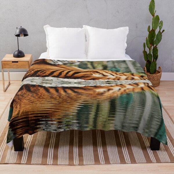 Item preview, Bengal Tiger Resting by The River designed and sold by AnimalLover4eva.