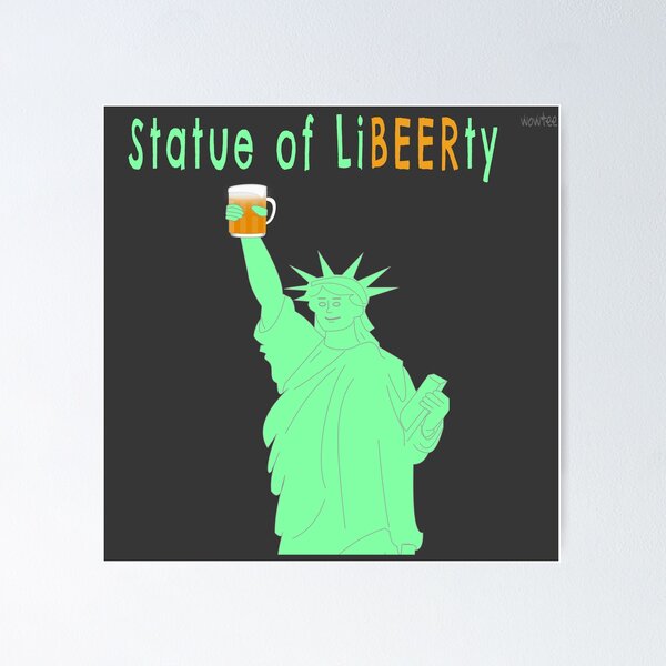 Artikelvorschau, Statue von LiBEERty entworfen und verkauft von wowitsmytshirt.