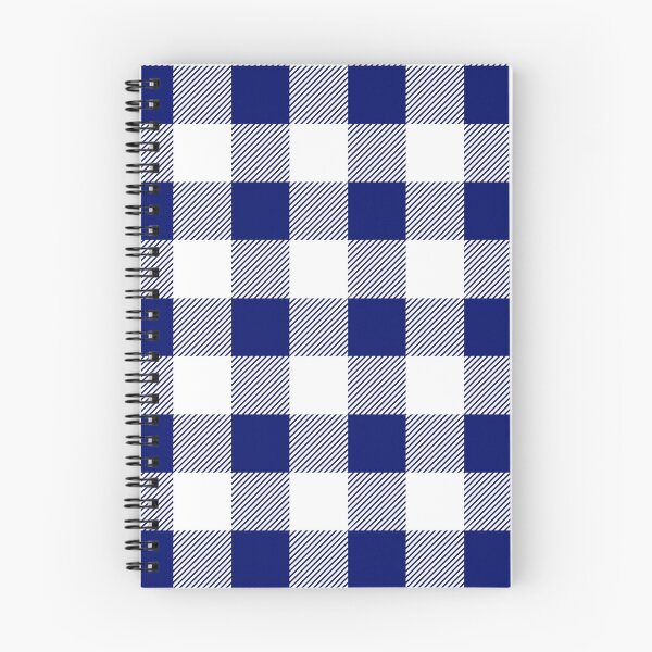 Item preview, Blue and White Buffalo Plaid Pattern designed and sold by starrylite.