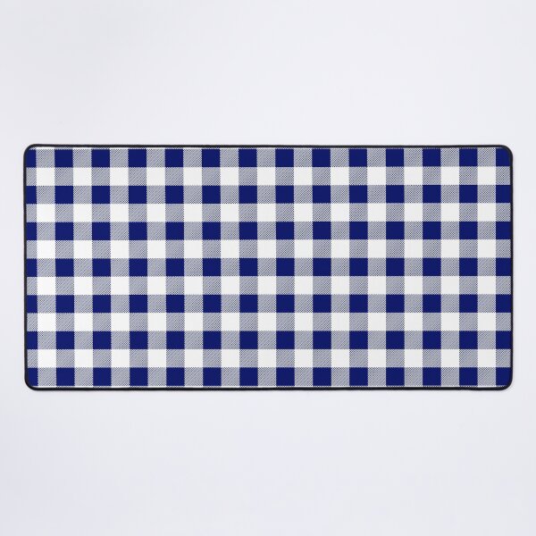 Item preview, Blue and White Buffalo Plaid Pattern designed and sold by starrylite.