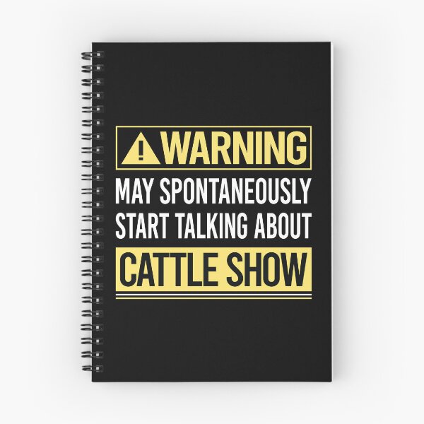 Item preview, Warning About Cattle Show designed and sold by WrightTrouble.