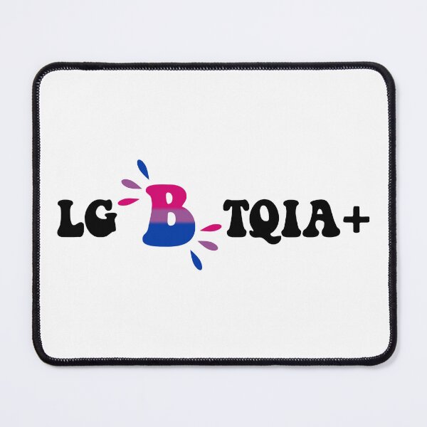 Item preview, I Put The B In LGBTQIA Plus Bisexual Flag Black designed and sold by everything4eva.