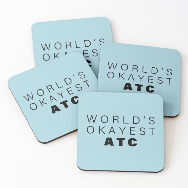 Item preview, World's okayest ATC, Funny Airtraffic controller Gift, Occupation Gift | designed and sold by Boom-llqb.