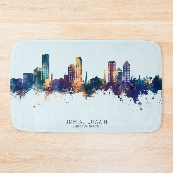 Artikelvorschau, Umm Al Quwain Skyline entworfen und verkauft von ArtPrints.