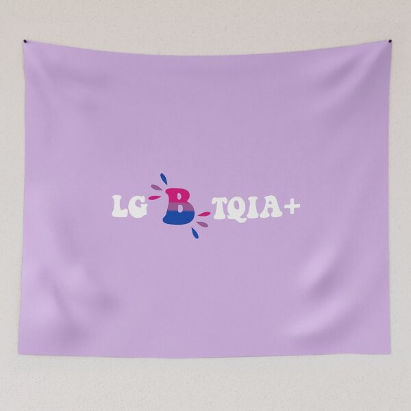 Item preview, I Put The B In LGBTQIA Plus Bisexual Flag White designed and sold by everything4eva.