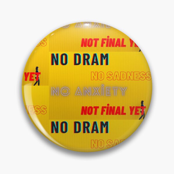 Item preview, No dram / No sadness - Stranger Things Stickers designed and sold by Constructive27.