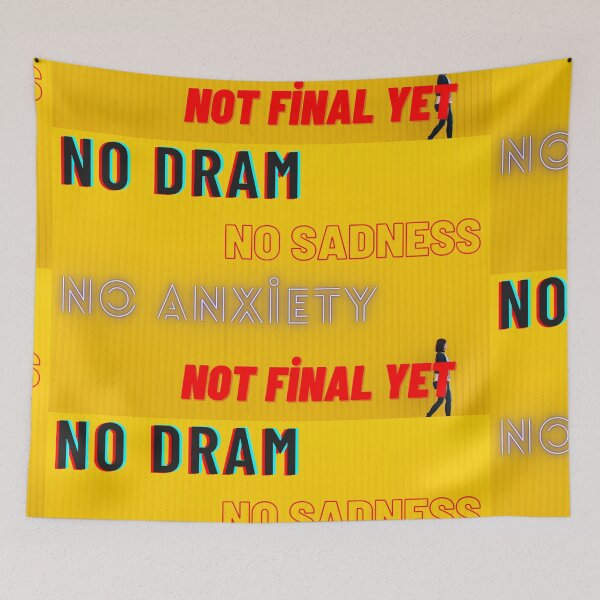Item preview, No dram / No sadness - Stranger Things Stickers designed and sold by Constructive27.