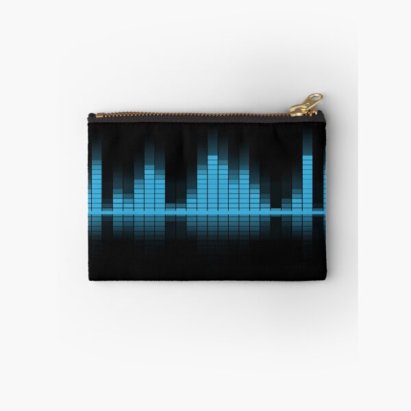 Item preview, Cool Blue Graphic Equalizer Music on black designed and sold by PLdesign.