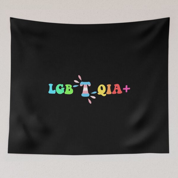 Item preview, I Put The T In LGBTQIA Plus Transgender Flag designed and sold by everything4eva.