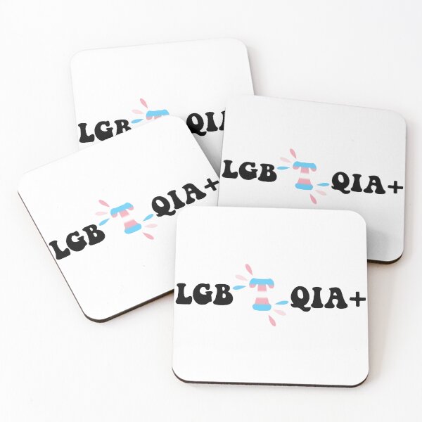 Item preview, I Put The T In LGBTQIA Plus Transgender Flag Black designed and sold by everything4eva.