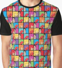 scotch & gummy bears pattern Graphic T-Shirt