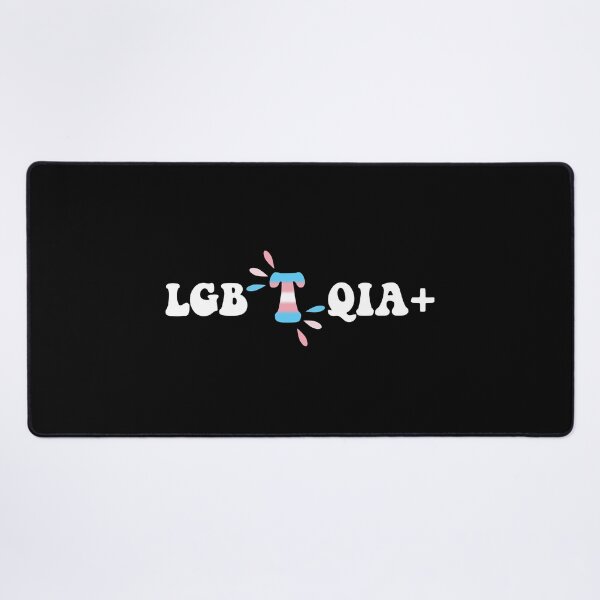 Item preview, I Put The T In LGBTQIA Plus Transgender Flag White designed and sold by everything4eva.