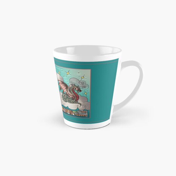 Dazzling Dragon Border Tall Mug