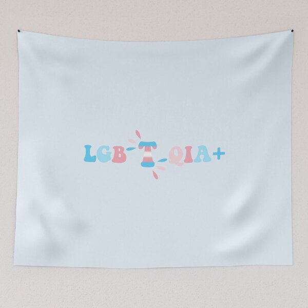 Item preview, I Put The T In LGBTQIA Plus Transgender Flag designed and sold by everything4eva.