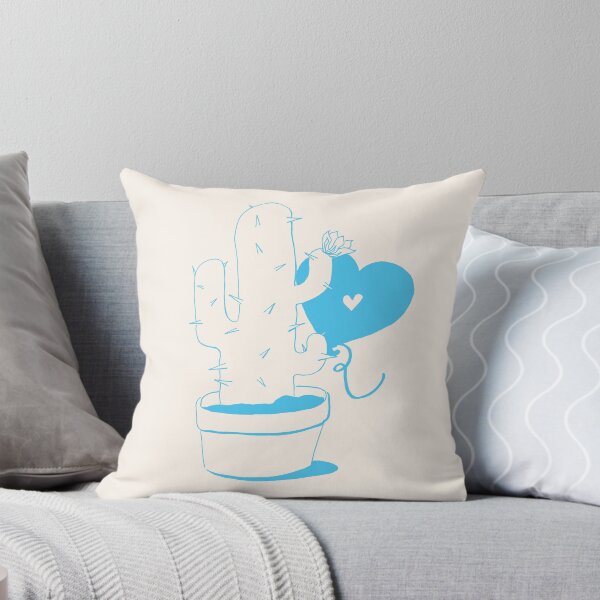 Item preview, Cactus and Balloon LightBlue designed and sold by aevy.