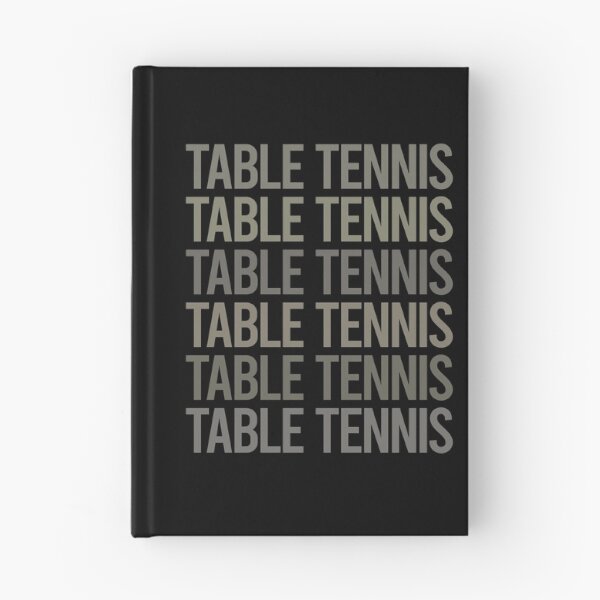 Item preview, Gray Text Art Table Tennis Ping Pong designed and sold by TartSpiderWeb.