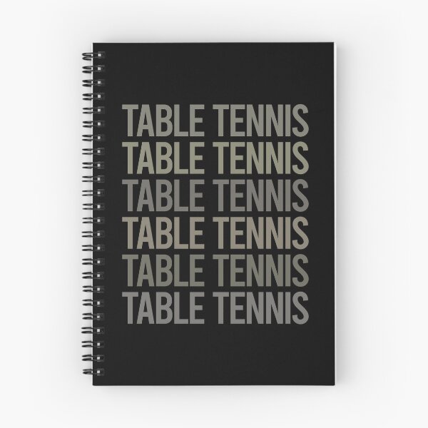 Item preview, Gray Text Art Table Tennis Ping Pong designed and sold by TartSpiderWeb.