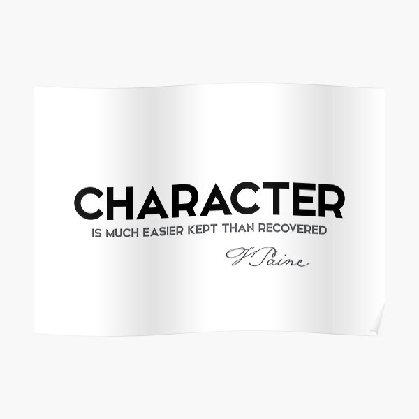 character - thomas paine Poster