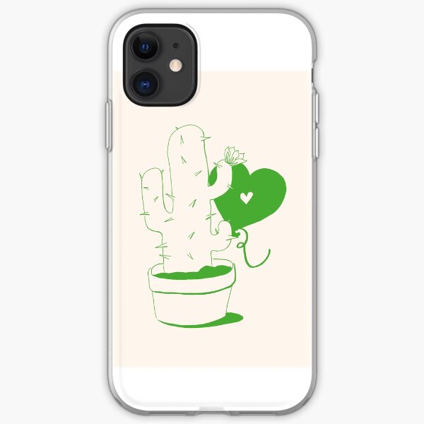 Cactus and Balloon iPhone Soft Case