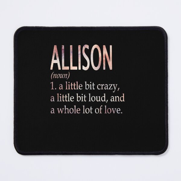 Item preview, Allison Girl Name Definition designed and sold by Alexmdast.