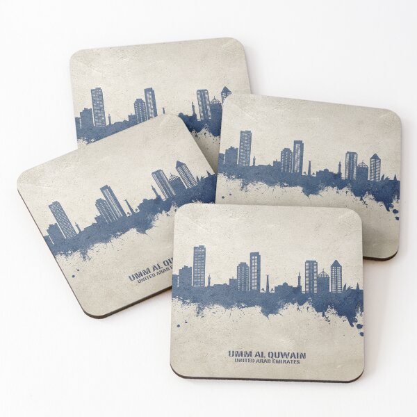 Item preview, Umm Al Quwain Skyline designed and sold by ArtPrints.