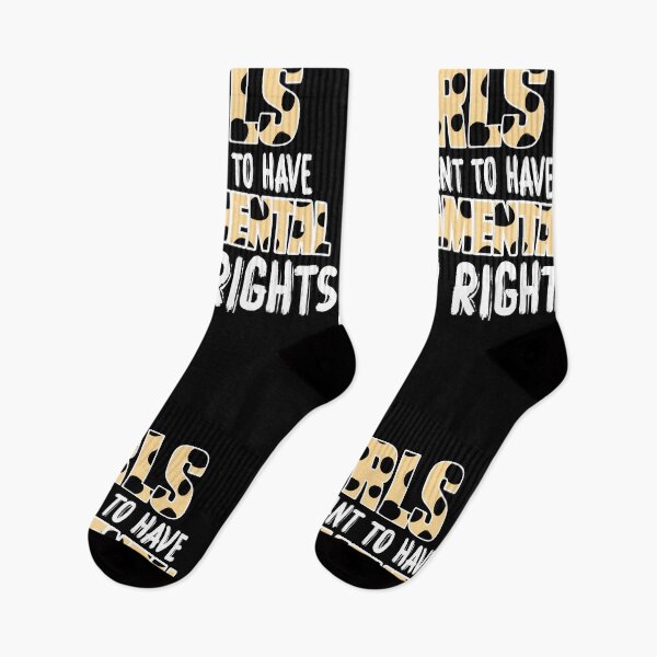 Item preview, funny design Girls Just Want to Have Fundamental Rights leopard designed and sold by Mac Store.