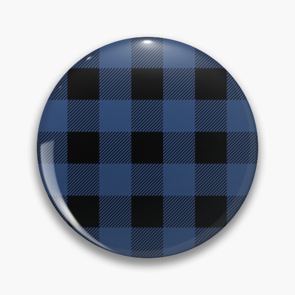 Item preview, Blue and Black Buffalo Plaid Pattern designed and sold by starrylite.