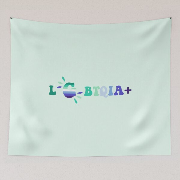 Item preview, I Put The G In LGBTQIA Plus Gay Mens Flag designed and sold by everything4eva.