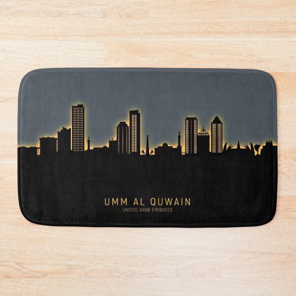 Artikelvorschau, Umm Al Quwain Skyline entworfen und verkauft von ArtPrints.